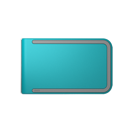 Portfel Dosh RFID Luxe Azure - Grey + Teal