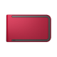 Portfel Dosh RFID Luxe Chilli - Charcoal + Maroon