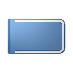 Portfel Dosh Luxe Concord - White + Denim Blue